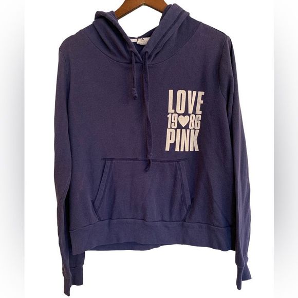 Sweat à Capuche Zippé Victoria's Secret - Modèle Rose 1986 - Neuf Avec étiquettes - Capuche Intégrale